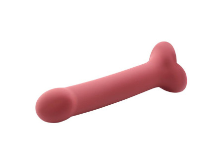Bouncy Dildo Silicona Liquida Hiper Flexible 65 165 cm Talla S Burgundy