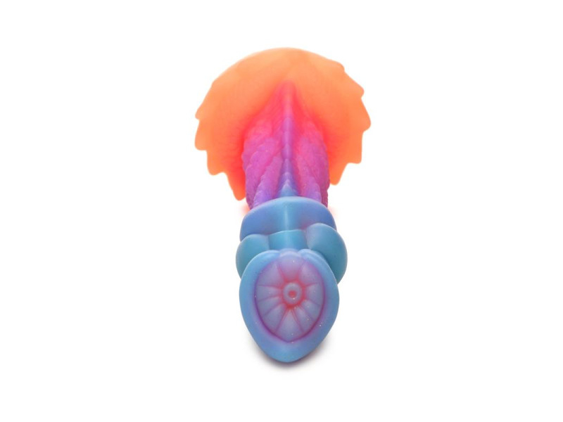 Aqua Cock Dildo Brilla en la Oscuridad Silicona