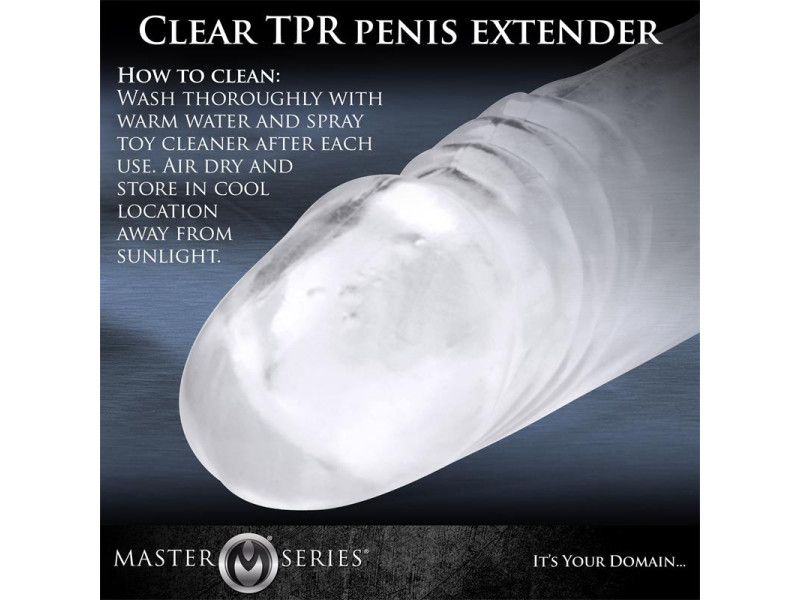 Grand Mamba XL Suspensorio con Dildo Hueco Transparente