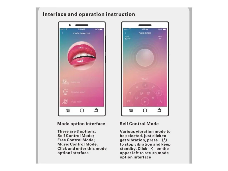 Nymph Huevo Vibrador con APP Movil