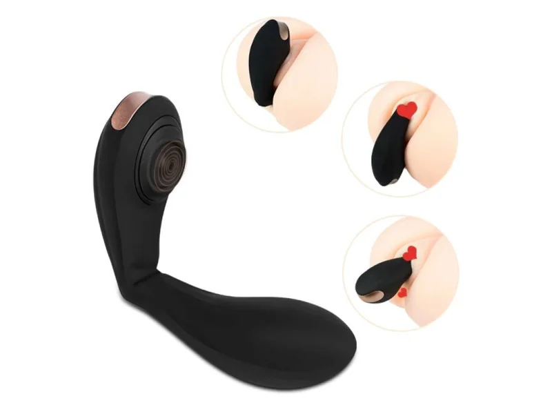 Pulsar Vibrador con Pulsacion y Esqueleto Articulado Silicona USB