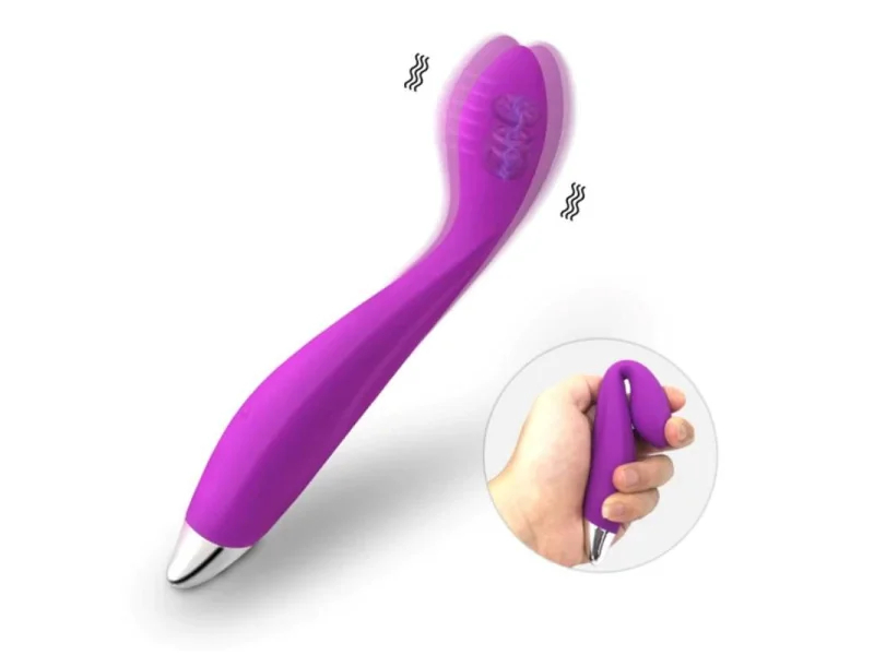 No Ten Vibrador Hiper Flexible Punto G USB Magnetico Silicona