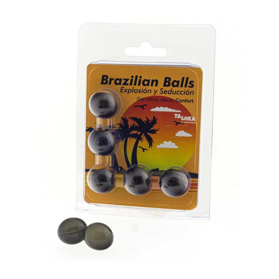 Set 5 Brazilian Balls Gel Excitante Efecto Confort