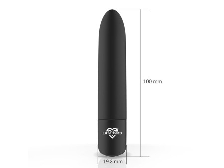 Shoty Bala Vibradora USB 10 Velocidades Potente Motor Negro