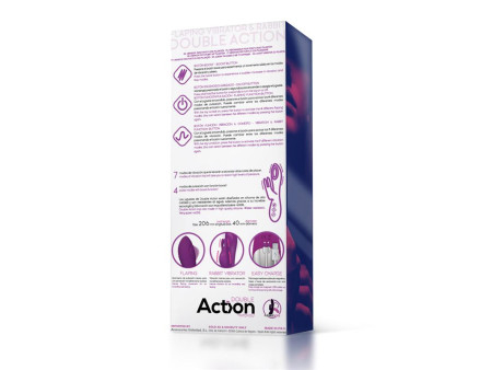 No Eleven Vibrador con Conejito Punto G y Fucion de Pulsacion USB Margnetico Silicona
