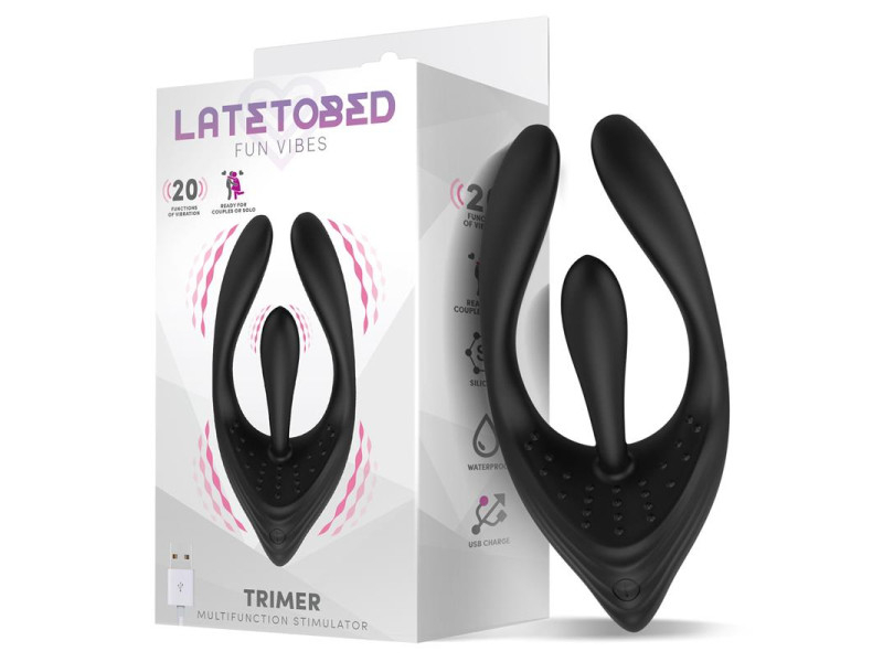 Trimer Estimulador 3 Motores Flexible USB Silicona Trimer Estimulador 3 Motores Flexible USB Silicona