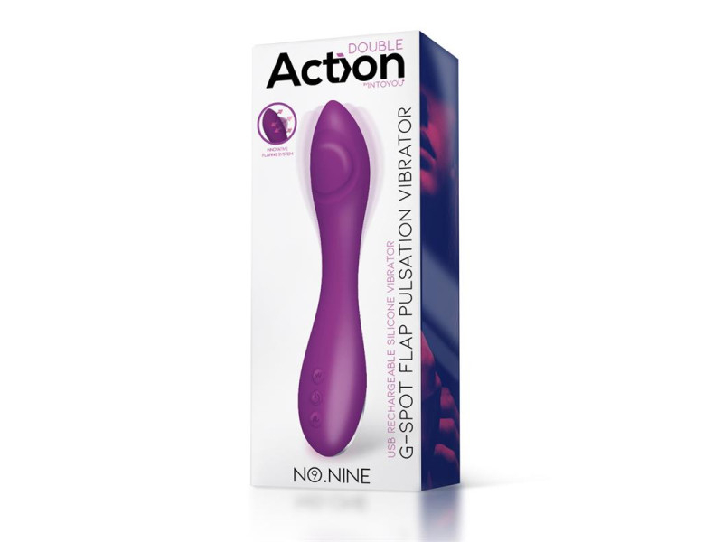 No Nine Vibrador Punto G Funcion de Pulsacion USB Magnetico Silicona