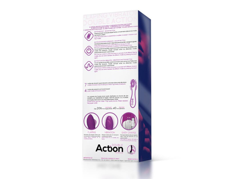 No Nine Vibrador Punto G Funcion de Pulsacion USB Magnetico Silicona