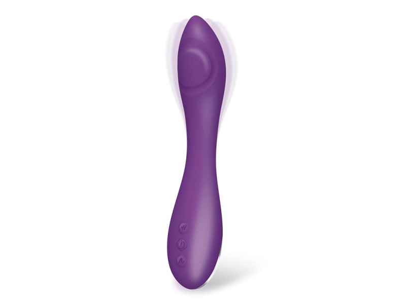 No Nine Vibrador Punto G Funcion de Pulsacion USB Magnetico Silicona