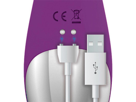 No Nine Vibrador Punto G Funcion de Pulsacion USB Magnetico Silicona