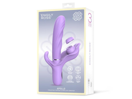 Apollo Vibrador con Thrusting Tapping y Succion