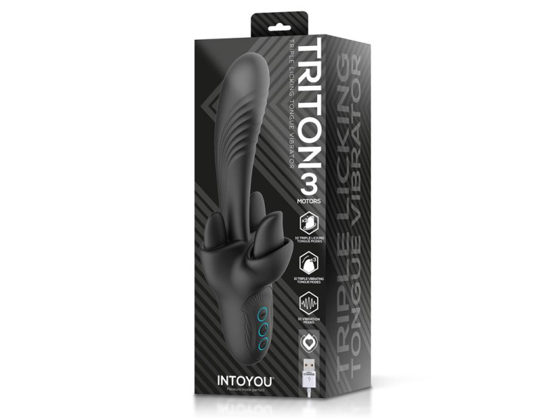 Triton Vibrador Triple Lengua