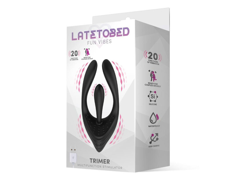 Trimer Estimulador 3 Motores Flexible USB Silicona
