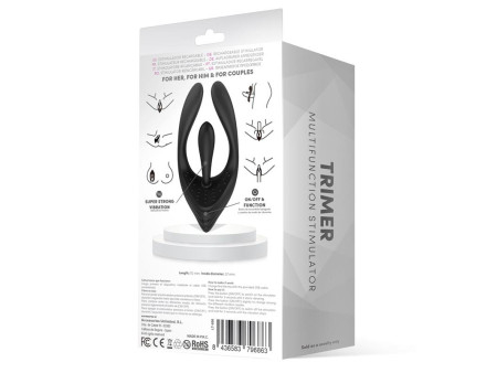 Trimer Estimulador 3 Motores Flexible USB Silicona