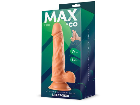 Zane Dildo Realista con Testiculos Natural 76 195 cm Zane Dildo Realista con Testiculos Natural 76 195 cm