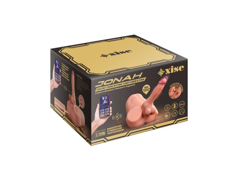 Jonah Semi Torso con Dildo Desmontable Thrusting y APP 348 kg