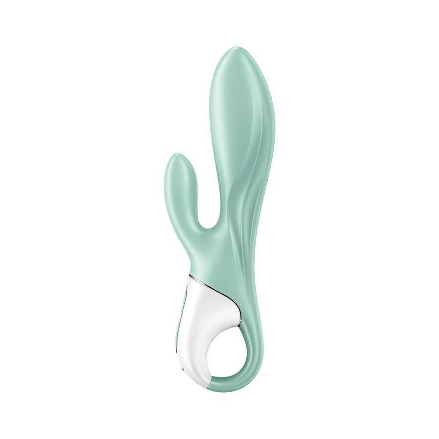 Vibrador con Funcion de Inflado Air Pump Bunny 5 con APP Satisfyer Connect