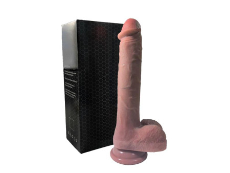 Dildo con vibracion Thrusting y Calor 28 cm