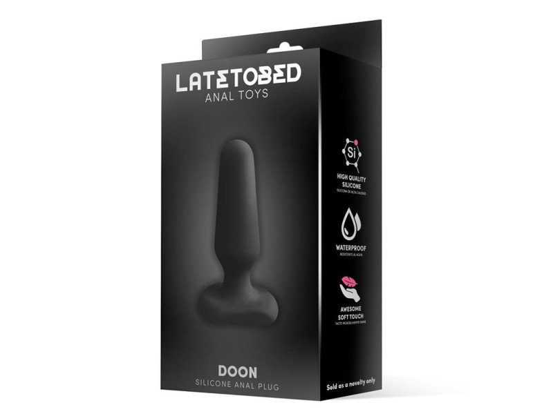 Doon Plug Anal de Silicona Negro