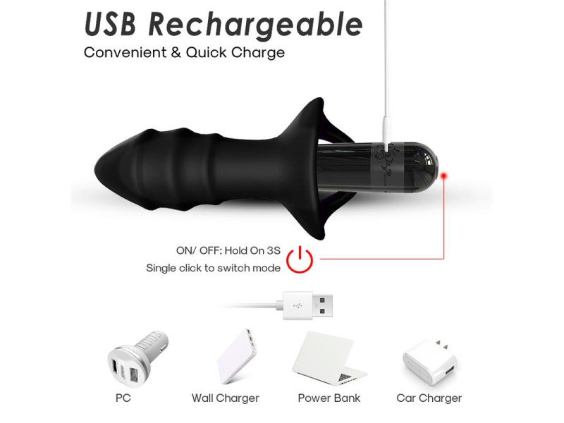 Plug Anal con Vibracion