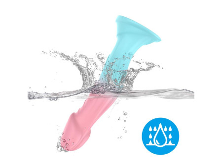 Dildo Bicolor con Vibracion