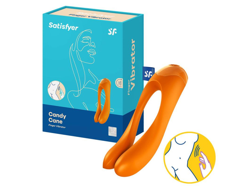Vibrador Candy Cane Naranja
