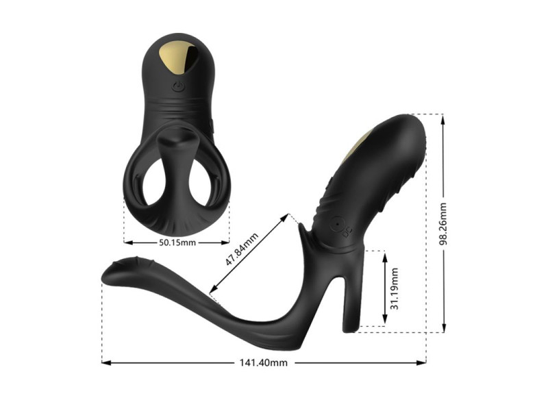 Anillo Vibrador con Estimulacion Perianal