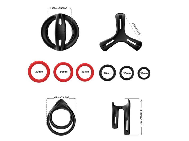 Set de Anillos para el Pene