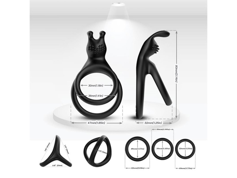Set de Anillos para el Pene
