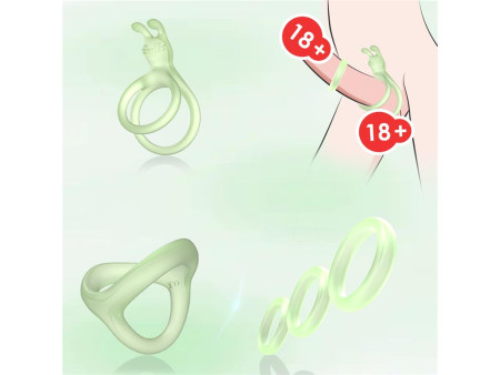 Set de Anillos para el Pene Brilla en la Oscuridad