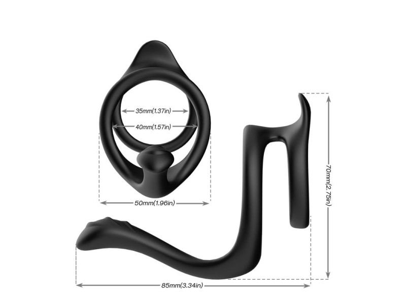 Anillo para el Pene Estimulacion Perianal