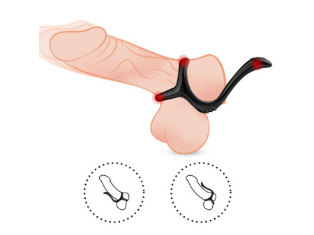 Anillo para el Pene con Estimulacion Perianal