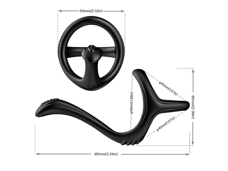 Anillo para el Pene con Estimulacion Perianal