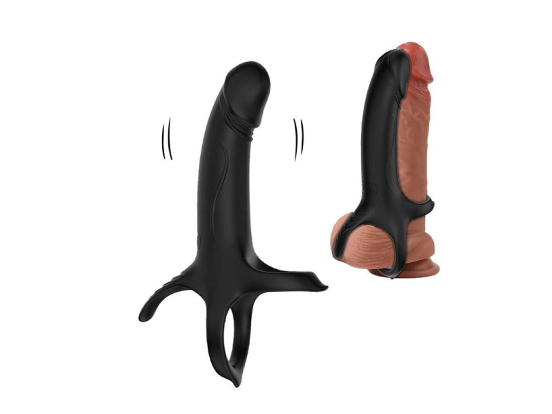 Dildo para Penetracion Doble con Vibracion
