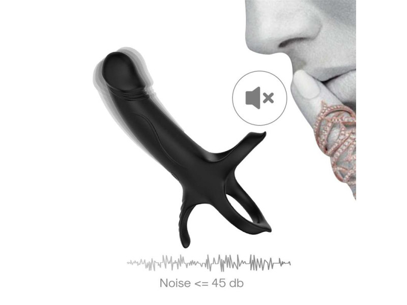 Dildo para Penetracion Doble con Vibracion
