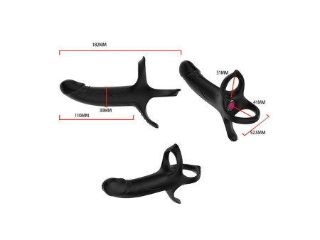 Dildo para Penetracion Doble con Vibracion Dildo para Penetracion Doble con Vibracion