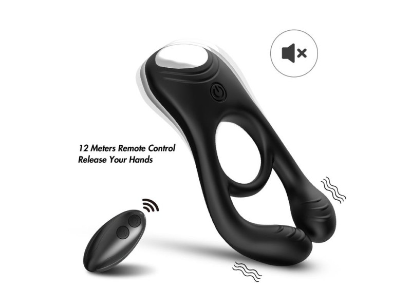 Anillo Vibrador para Pene y Testiculos