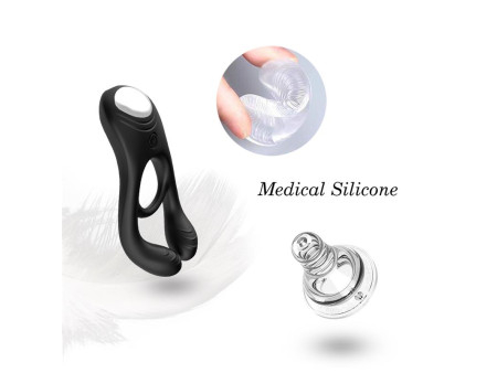 Anillo Vibrador para Pene y Testiculos