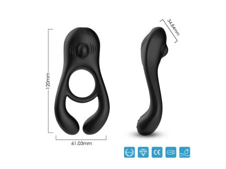 Anillo Vibrador para Pene y Testiculos