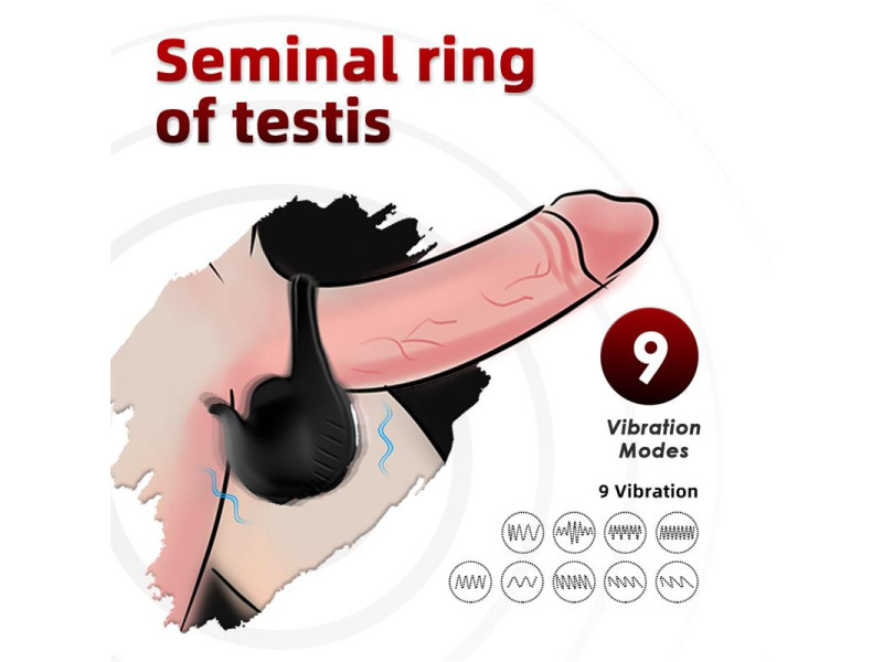 Anillo Vibrador para Pene y Testiculos