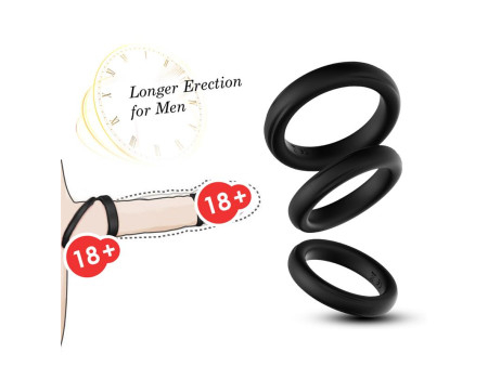 Set de 3 Anillos para el Pene