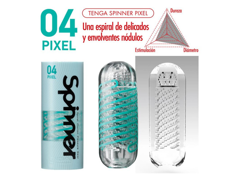 Masturbador Masculino Spinner 04 Pixel