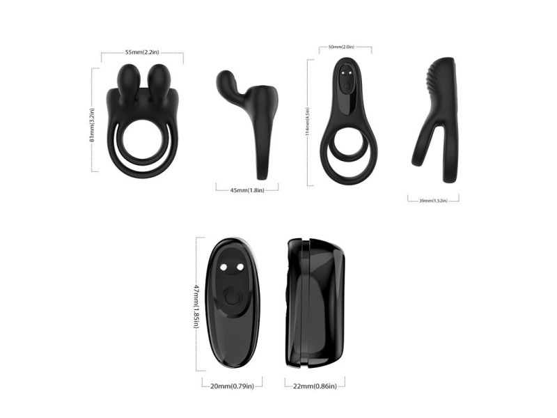 Set de 2 Anillos para el Pene