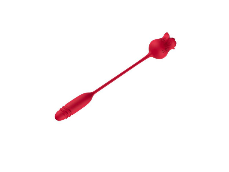Rosa Vibradora con Licking y Thrusting USB