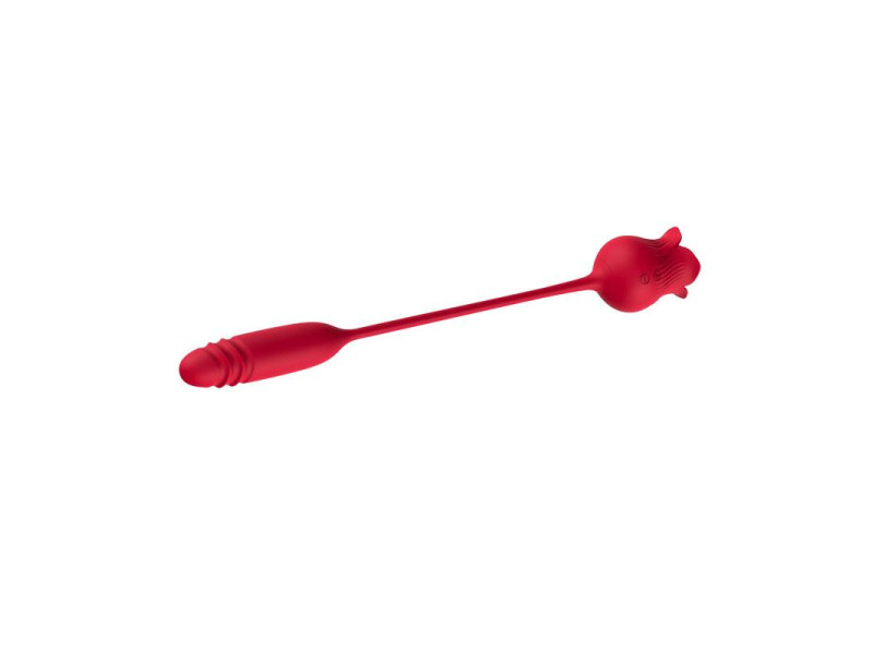 Rosa Vibradora con Licking y Thrusting USB