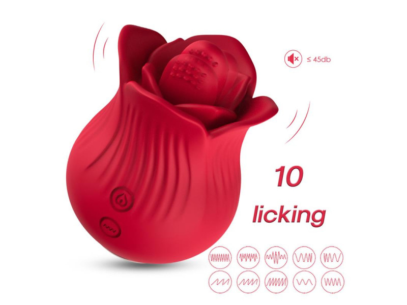 Licking rose