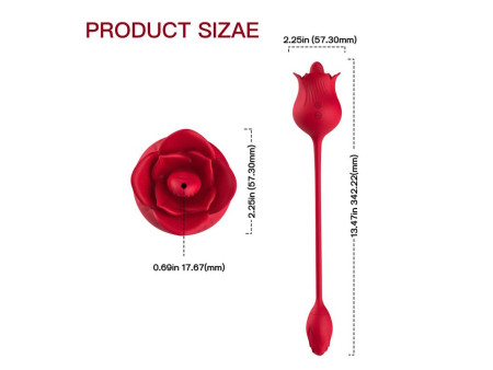 Rosa con Licking y Huevo Vibrador USB