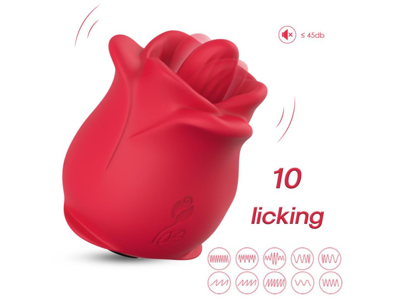 Rosa con Licking y Vibracion USB