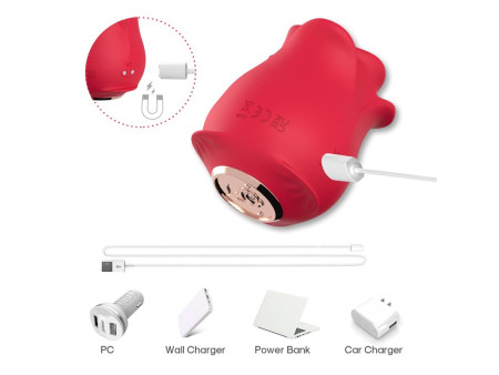 Rosa con Licking y Vibracion USB