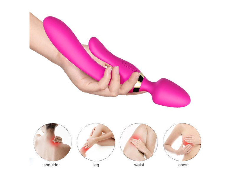 Masajeador y Vibrador Rosa